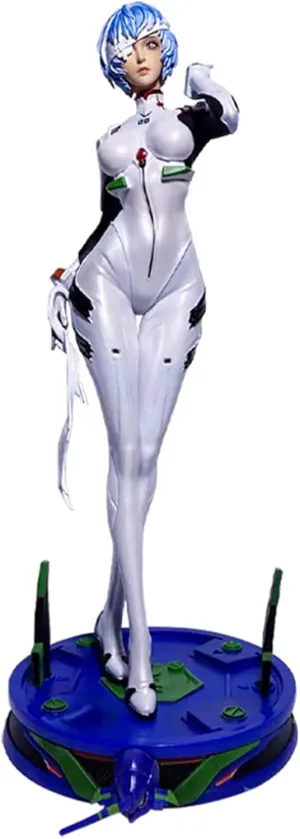 Premium Edition Ayanami Rei Figure,Ayanami Rei Anime Statues Figurine PVC Action Figure Collection Home Decor Gift Model Toys Anime Figure 18.7 Inch