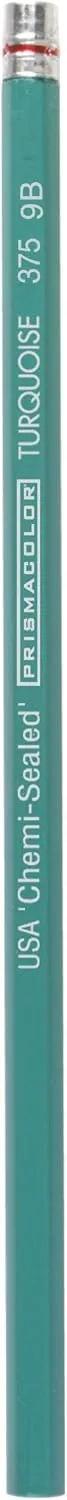 Prismacolor Premier Turquoise Graphite Sketching Pencils, Soft Leads, 12 Count