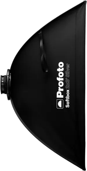 Profoto 2 x 3-Feet Softbox Rectangular Soft Light with Precision and Versatility (Silver)
