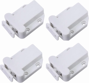 push the latch.door catch,Drawer Cabinet Catch Rebound Cabinet Latches Push Latch with Automatic Pop-Up Function Cabinet Lock Self-Locking Device for Cabinet Door Closure Push Catch Pop Out Cabinet Ha