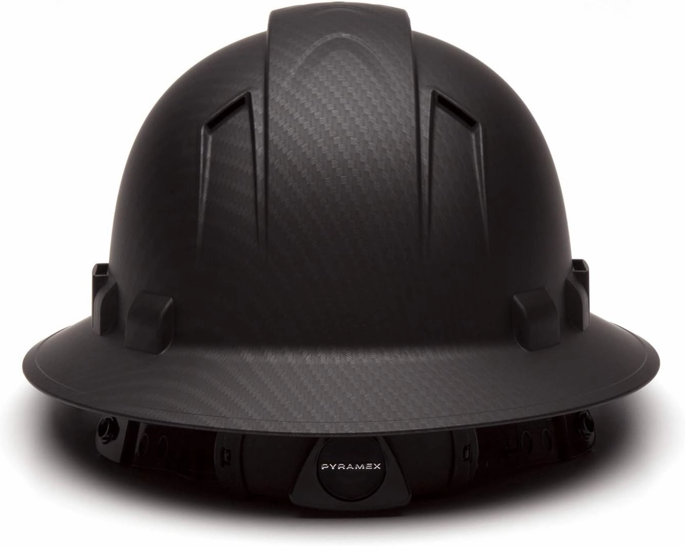 Pyramex Ridgeline Full Brim Vented Hard Hat 4 Point Ratchet Suspension