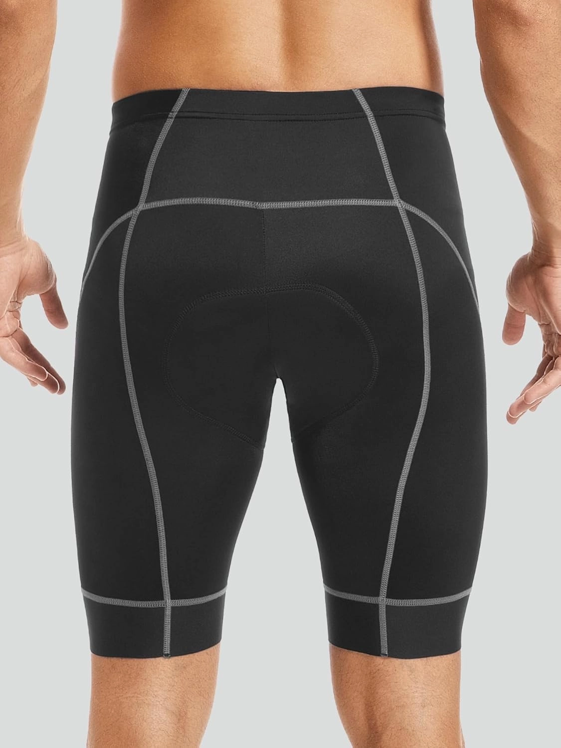 Qualidyne Men's Cycling Bike Shorts 3D Padded Biking Pants Cycle Shorts