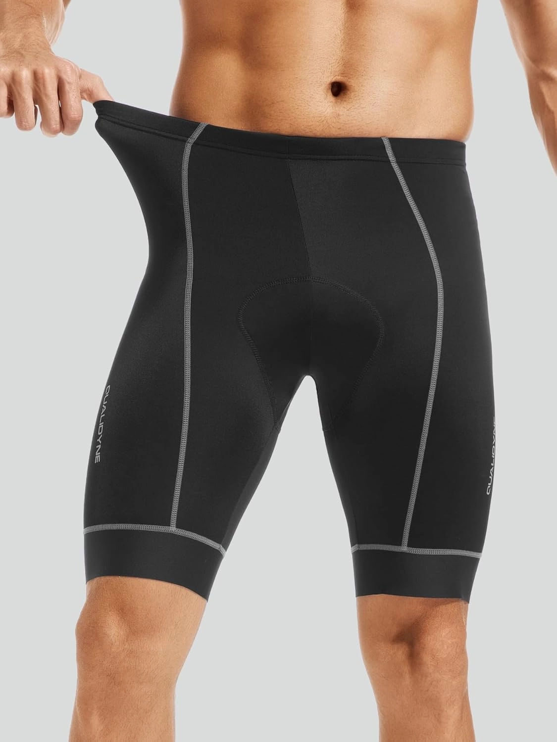 Qualidyne Men's Cycling Bike Shorts 3D Padded Biking Pants Cycle Shorts