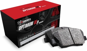 R1 Concepts Front Optimum Oep Series Brake Pad With Rubber Steel Rubber Shims