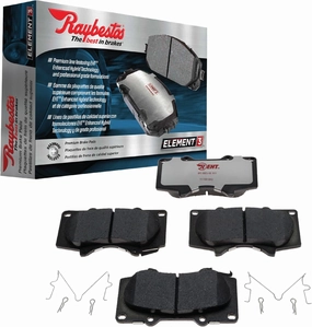Raybestos Element3 EHT™ Automotive Replacement Front Brake Pad Set for Selected Lexus LX570, Toyota (Land Cruiser/Sequoia/Tundra) Model Years (EHT1303H)