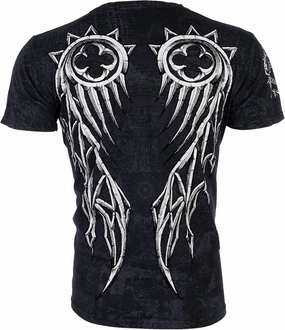Rebel Saint by Affliction Men's T-Shirt Spiker Dagger Y2K
