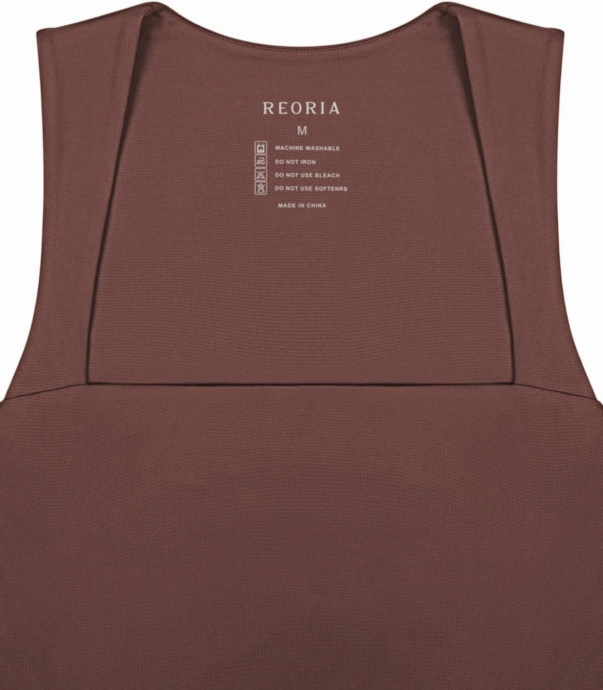 REORIA Butsmooth® Women's Square Neck Going Out Crop Tops Double Lined Cute Basic Tank Tops 2025 Clothes