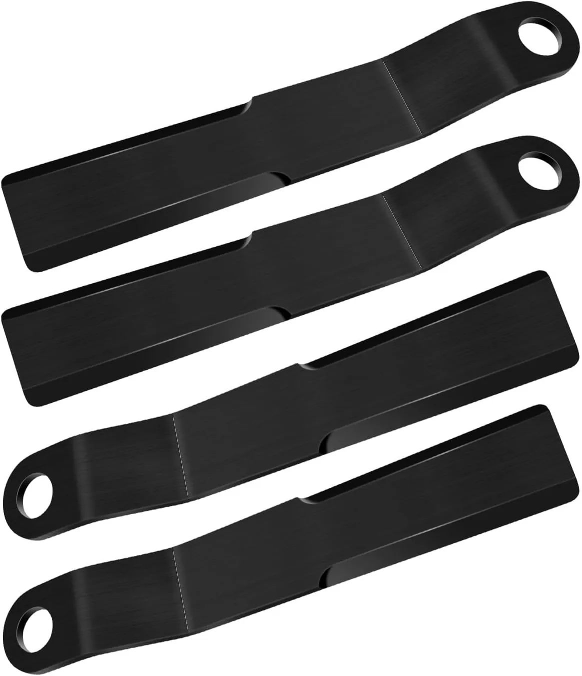 Replacement Bush Hog Rotary Cutter Blades Compatible with Mower King Skidsteer John Deere Kubota, Heavy Duty Steel Brush Hog Replacement Blades Rotary Grass Cutter (4 Blade Set)