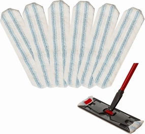 Replacement Mop Pad for Vileda H2PrO for O-Cedar H2PrO, Universal Fit Microfiber Pads for Spray Mops | Heavy-Duty Machine Washable, Lint-Free | Safe on Hardwood, Tile, Vinyl, Baseboards