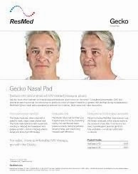 ResMed Gecko Nasal Pad - CPAP Mask Nose Pad - Made from Hypoallergenic & Non-Toxic Materials - Large