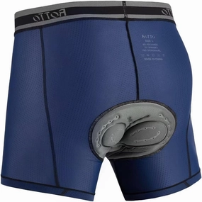 ROTTO Mens Padded Cycling Underwear Bike Shorts 3D MTB Liner Quick Drying