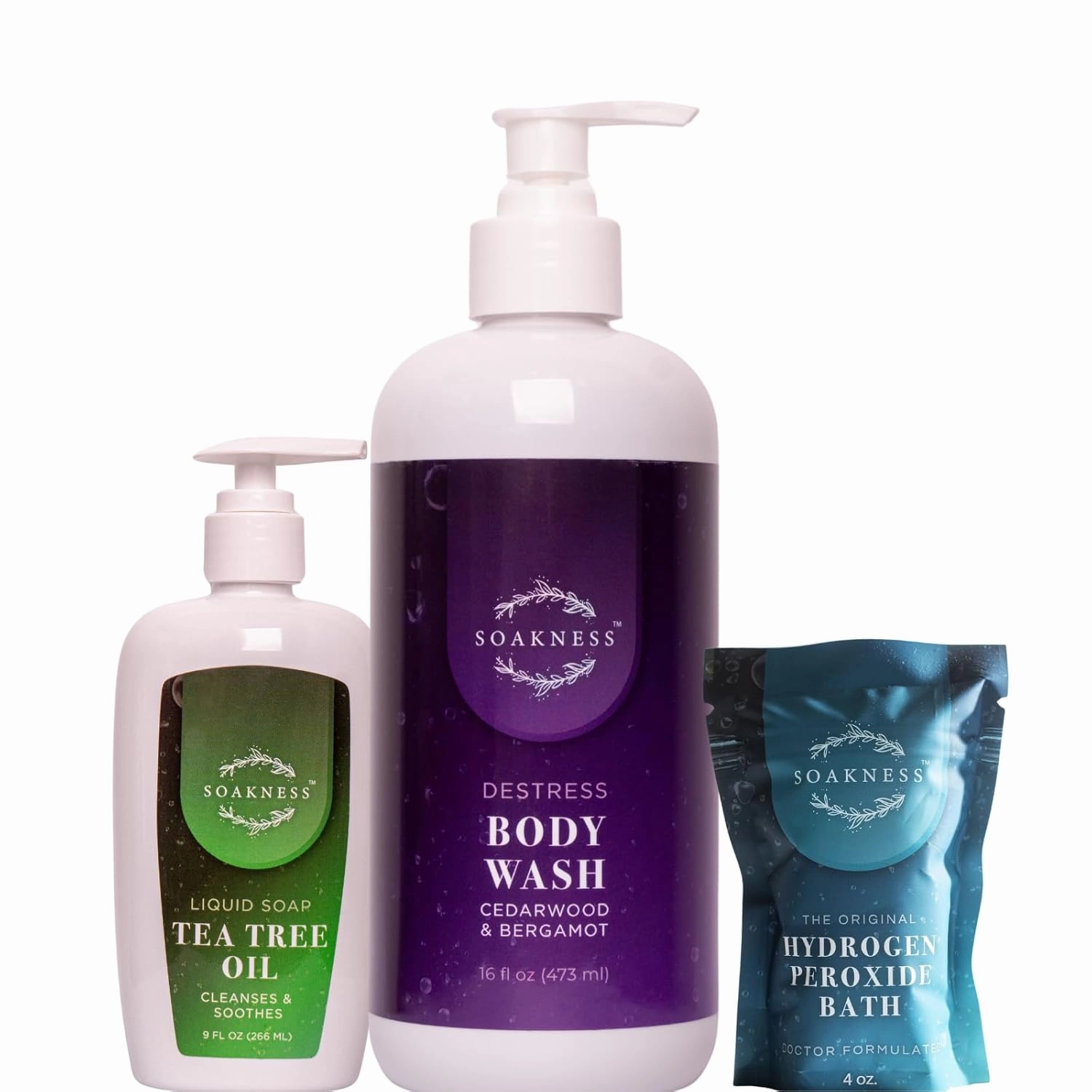 Self Care Bundle - Bath Salts, Hand Soap and Body Wash