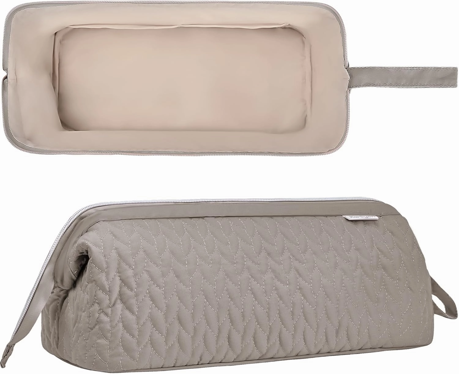 Shark Flex Style Case for Airwrap Hair Dryer Brush Revlon Hair Tools Travel Bag Carrying Case Flat Curling Iron Organizer (Camel)