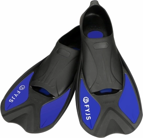 Short Swim Fins, Travel Size Diving Flippers with Mesh Carrying Bag for Adult Men Women