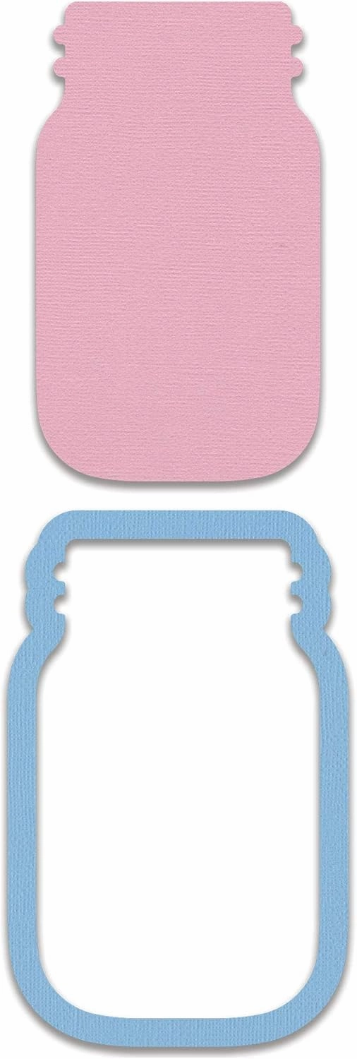 Sizzix Framelits Die 664890 Jar Set 2 Pack, Multicolor