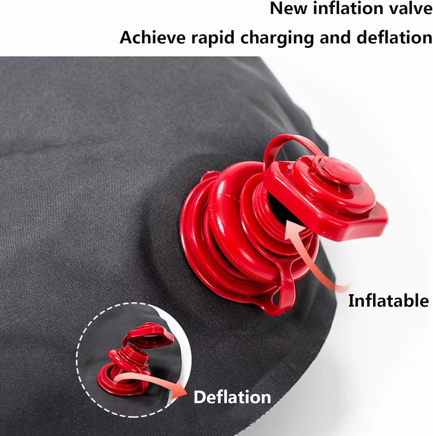 Sleeping Pad for Camping-Ultralight Inflatable Sleeping Mat Extra Thickness 5 Inch Compact & Lightweight Camping Inflatable Mattress Pad Camp Air Mat for Backpacking Traveling Hiking