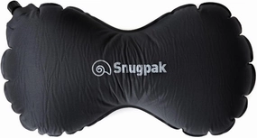 Snugpak Butterfly Neck Pillow WGTE - Black, Soft Nylon, Travel & Sleep Support