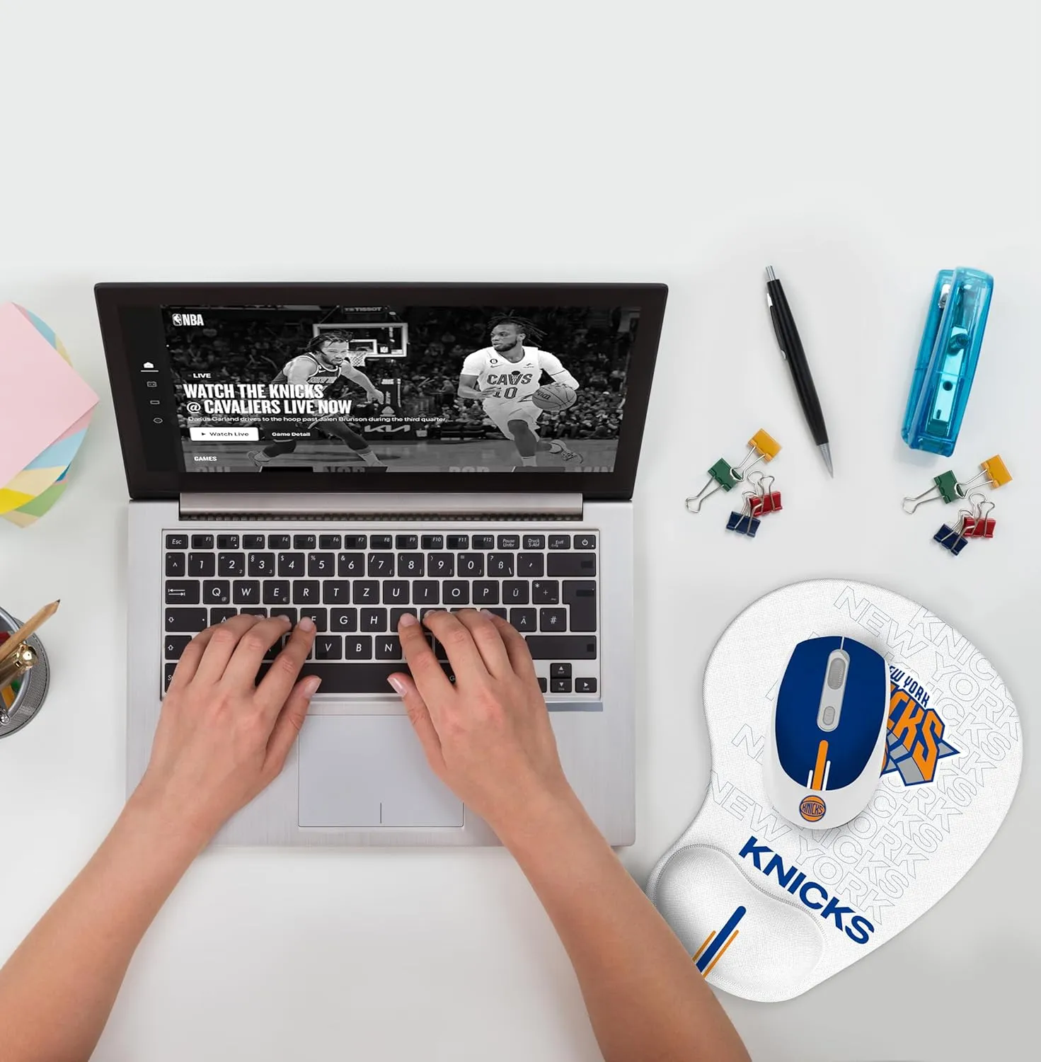 SOAR NBA Wireless Mouse and Mouse Pad