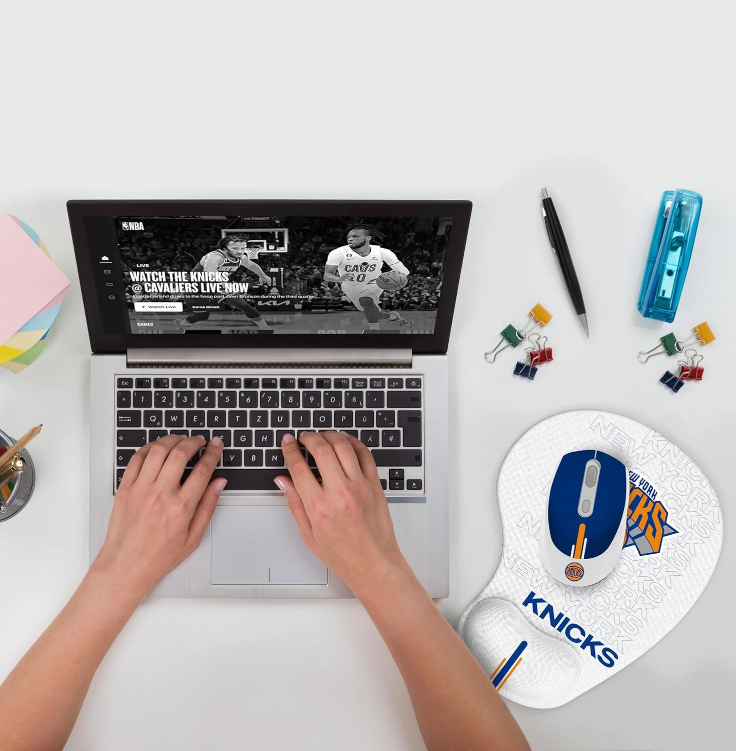 SOAR NBA Wireless Mouse and Mouse Pad