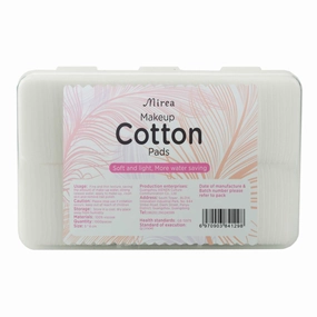 Soft Water-saving Lint Free Cotton Pad Facial Cleansing Pads Cotton Puff for Face Eye Nail Makeup Remover Cosmetic Cotton Cotton Pads for Facial Cleansing Makeup Finger Removal