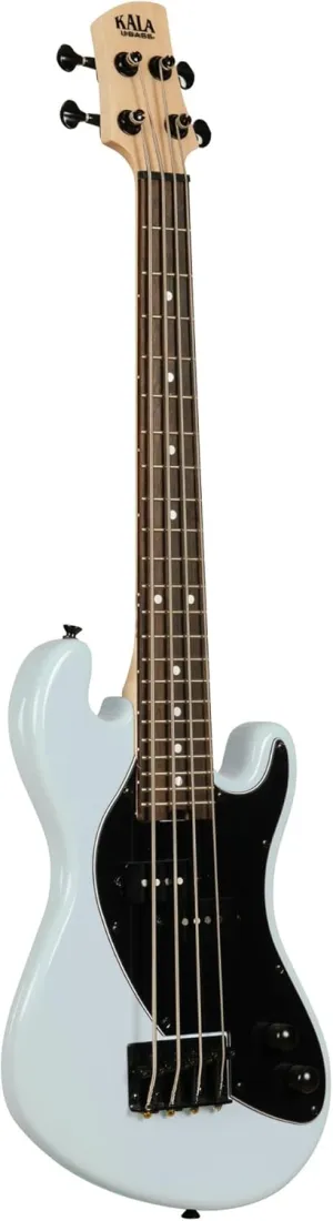 Solid Body 4-String Powder Blue Fretted U-BASS