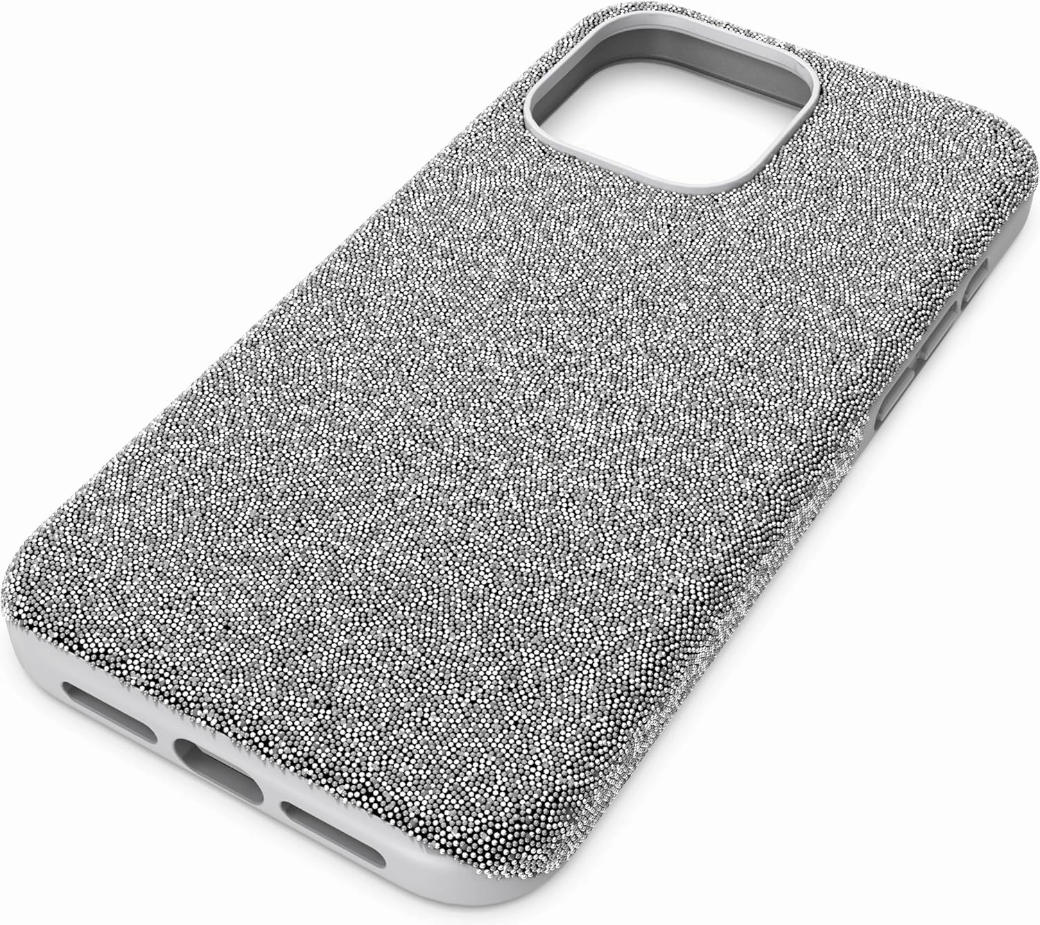 Swarovski High Smartphone Case for iPhone 15 Pro Max, Silver-Tone Crystals, Part of The High Collection