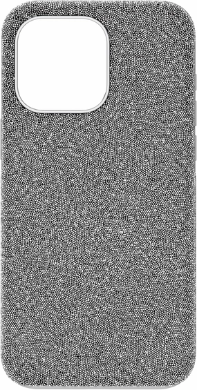 Swarovski High Smartphone Case for iPhone 15 Pro Max, Silver-Tone Crystals, Part of The High Collection