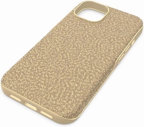 Swarovski High Smartphone case, iPhone® 14, Gold Tone
