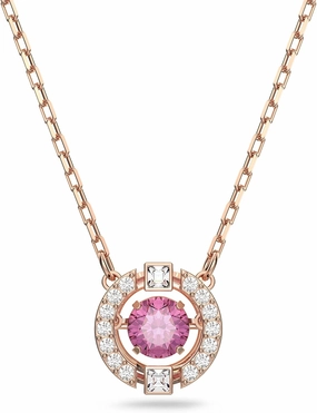 Swarovski Women's Una Crystal Jewelry Collection, Rose Gold Tone Finish
