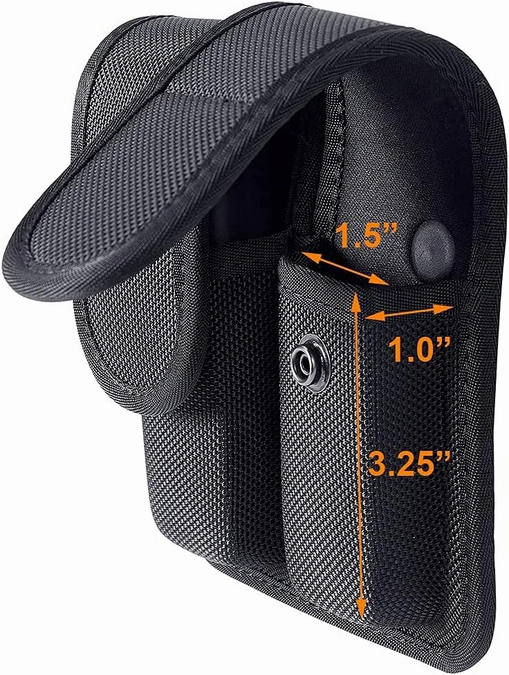 TAFTACFR Molded Double Mag Pouch Holster with Double and Single Stack Magazines .380, 9mm & 40 Cal for S&W M&P Ruger Glock Walther H&K