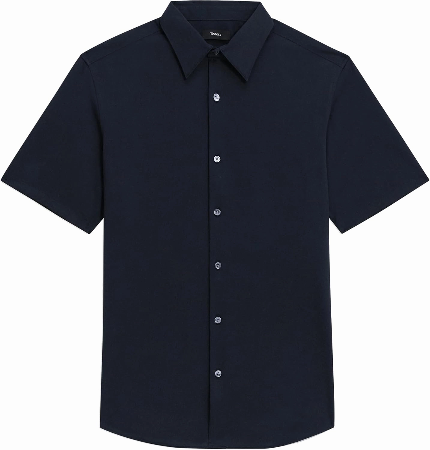 Theory Men's Irving Short Sleeve in Structure Knit