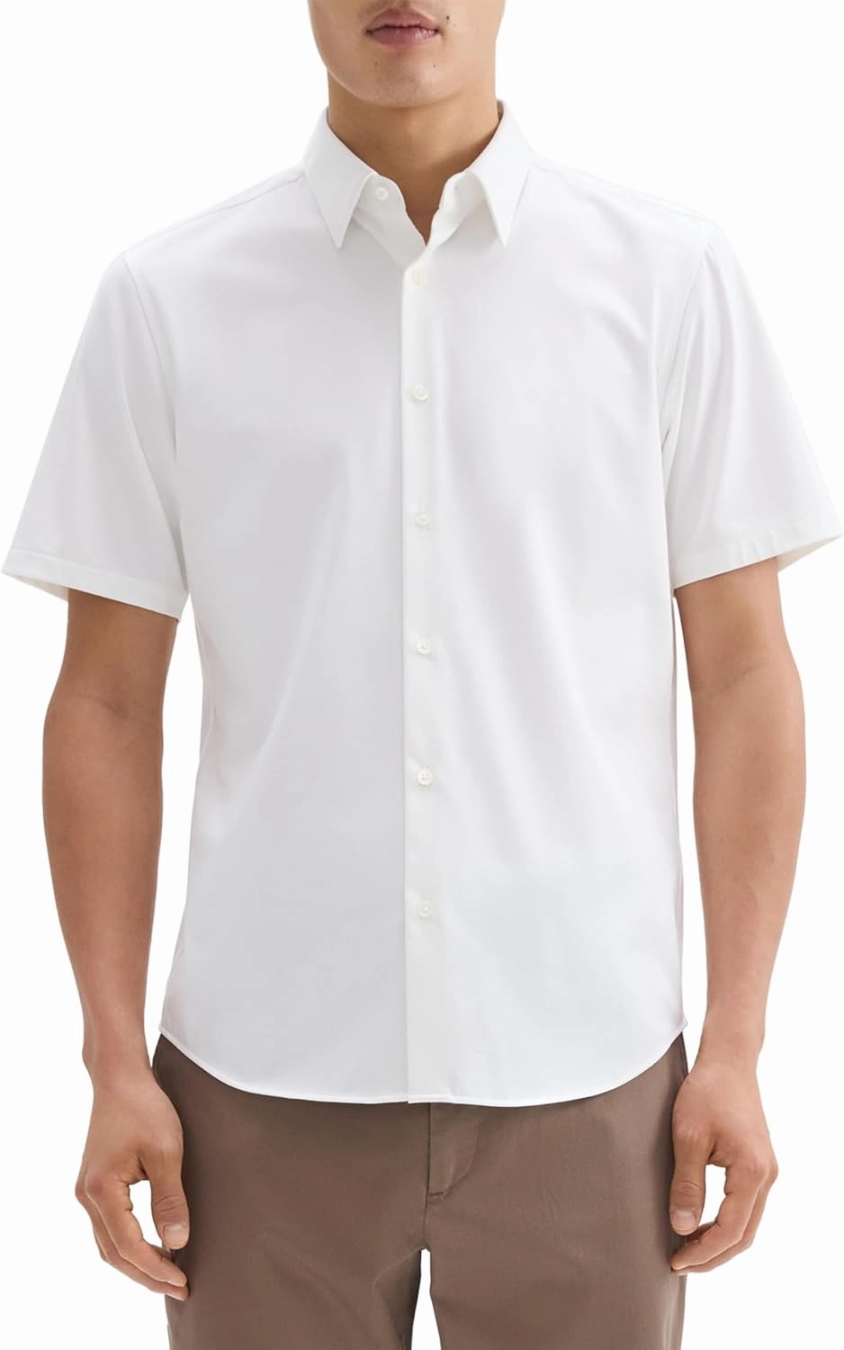 Theory Men's Irving Short Sleeve in Structure Knit