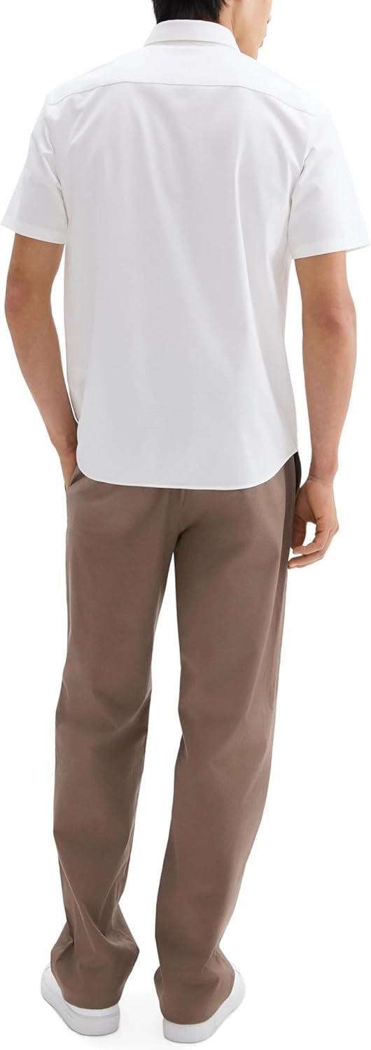 Theory Men's Irving Short Sleeve in Structure Knit
