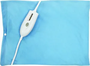 TheraCare Electric Heating Pad – Dry Heat Therapy | 4 Adjustable Heat Settings | 12" x 15" | Comfortable, Soft & Durable | Blue