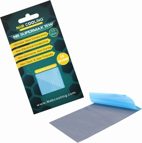 Thermal Pad 15 W/mK, 90x50 Heat Resistance, Non-Conductive, High-Temperature Resistance, Silicone Thermal Pads for Laptop, Heatsink, GPU, CPU, LED & PS4 (90x50x1.5)