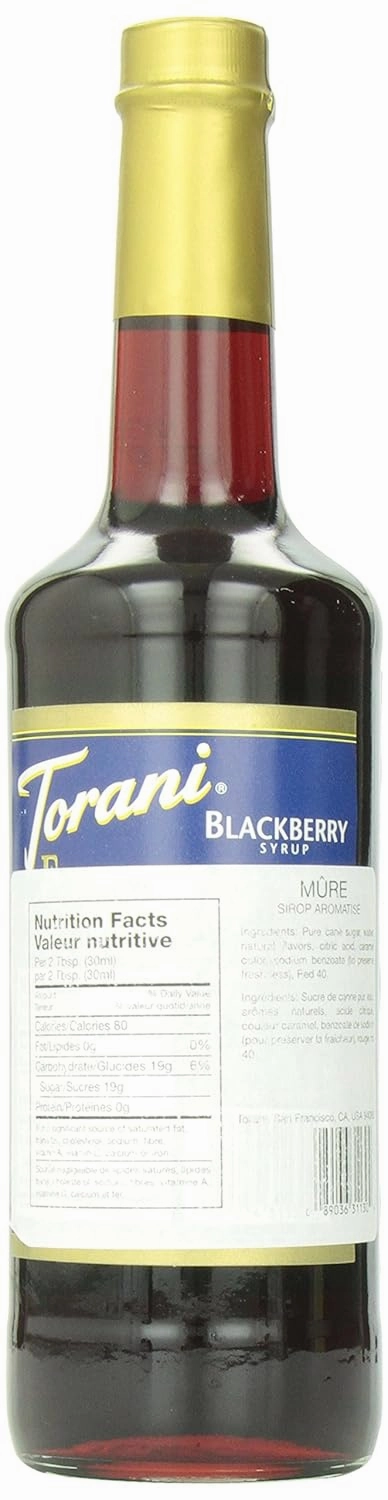 Torani Blackberry Syrup, 750 ml