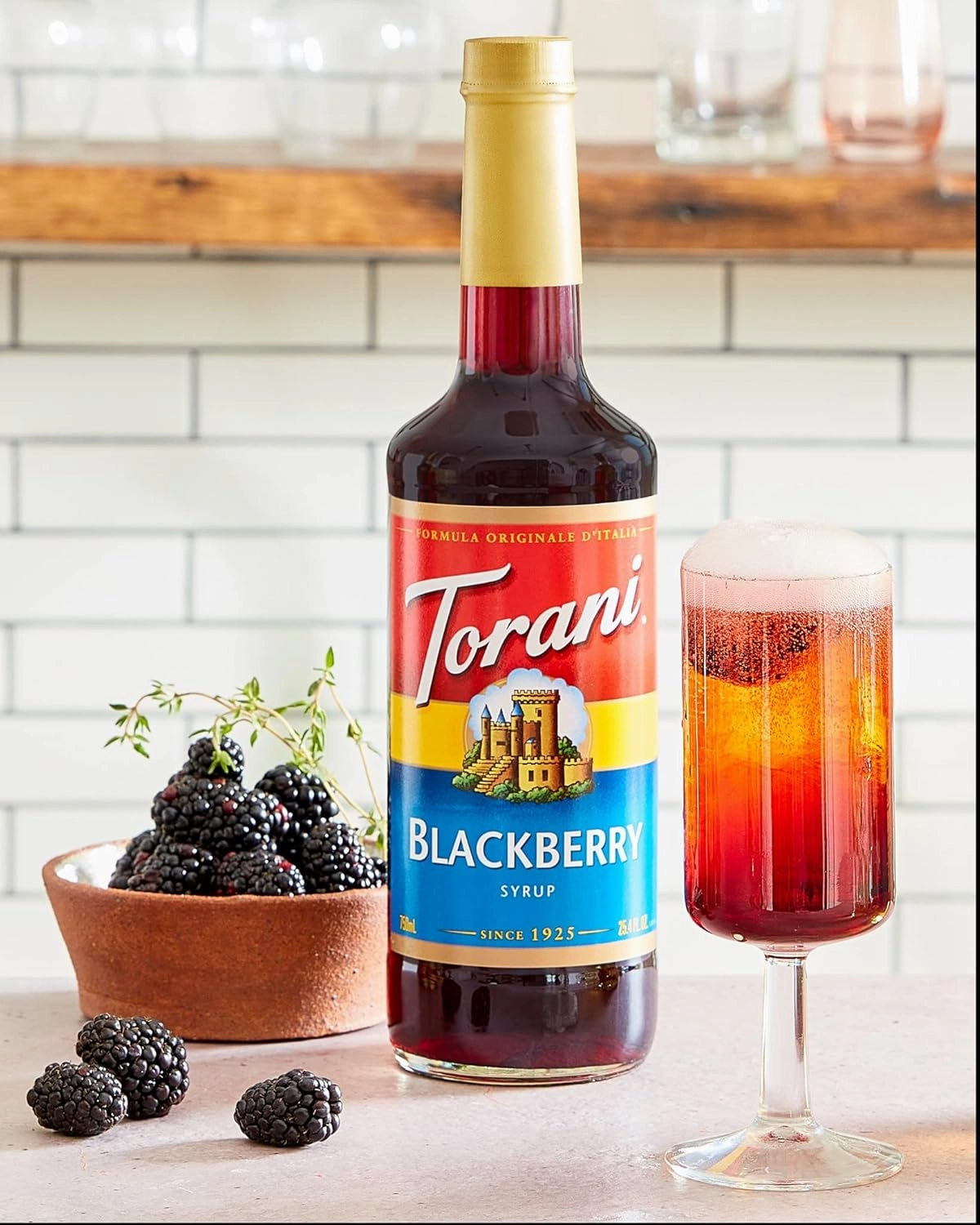 Torani Blackberry Syrup, 750 ml