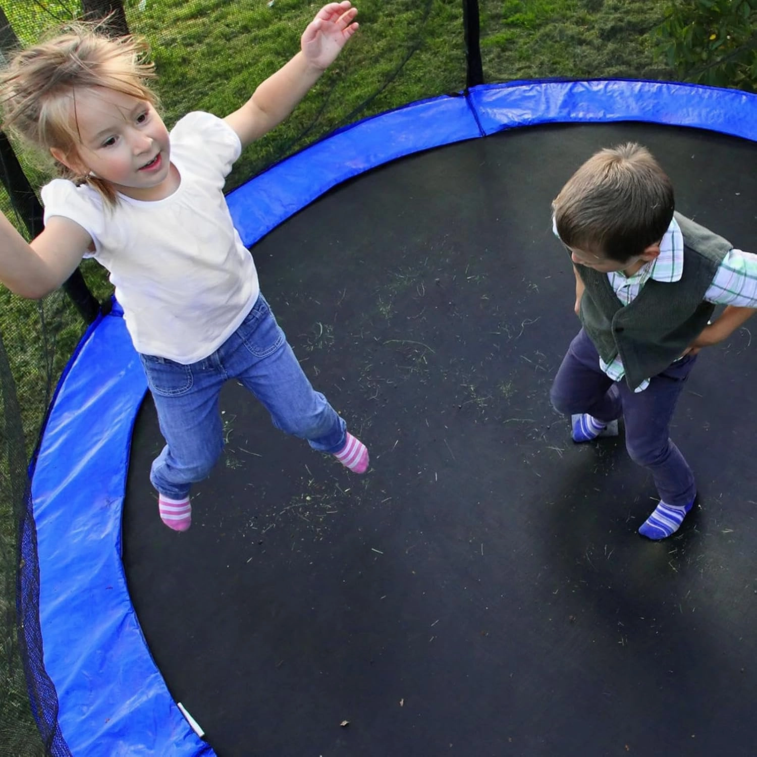 Trampoline Pad Replacement - 8ft/10ft Trampoline Spring Cover | Trampoline Replacement Safety Pad | Tear-Resistant Waterproof UV-Resistant Trampoline Pad, Trampoline Accessories Spring Pad
