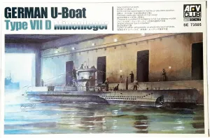 U-Boat VII D Minelayer Submarine 1-350