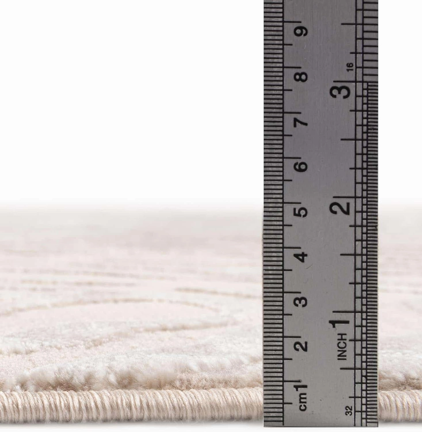 Unique Loom Finsbury Collection Area Rug - Meghan (5' 3" Octagon, Ivory Beige)