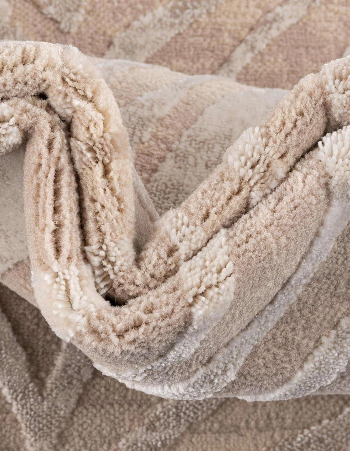 Unique Loom Finsbury Collection Area Rug - Meghan (5' 3" Octagon, Ivory Beige)