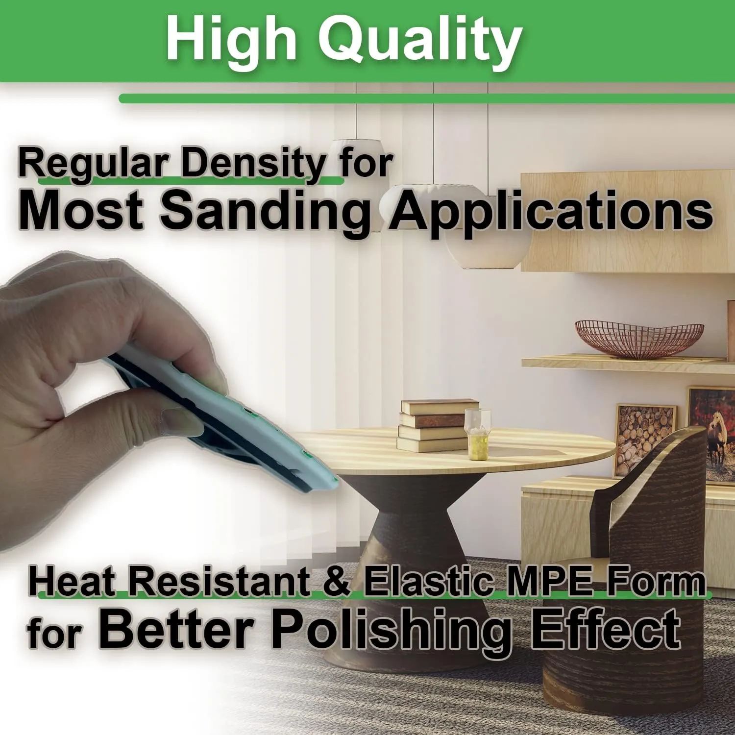 Upgraded 202458 6-Inch Soft Back-up Sanding Pad Compatible with Festool ETS EC 150/3 EQ, ETS EC 150/5 EQ, ETS 150/3 EQ, ETS 150/5 EQ Sander, 17/48-Hole Disc (2Pack)