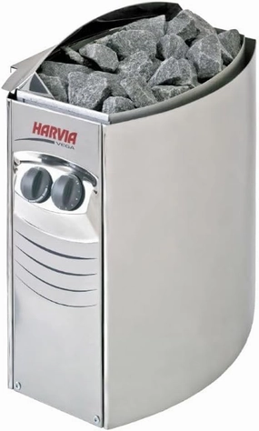 Vega Compact, Vega Compact Series, Sauna Heater 240V Built on Control (Sauna Stones Included) (3.5kW)
