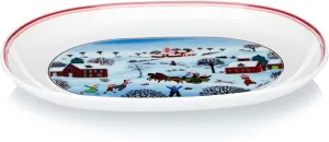 Villeroy & Boch Naif Christmas Pickle Dish, 7.75"