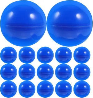 Wakauto 50pcs Raffle Bingo Balls, 4cm Plastic Hollow Lotto Balls Round Vending Machine Capsules Drawing Balls Game Props for Kids Prizes Party
