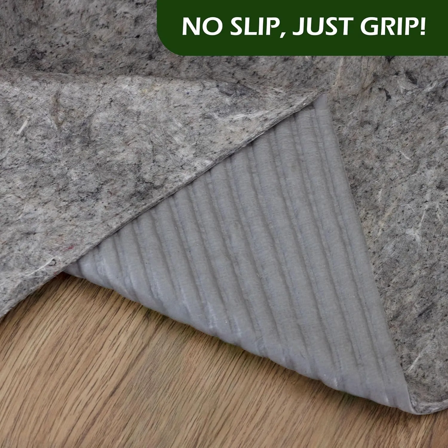 Waterproof Non-Slip Rug Pad, 2x8 Runner, Pet-Friendly, Safe for All Floors, Made in The USA, Low-VOC