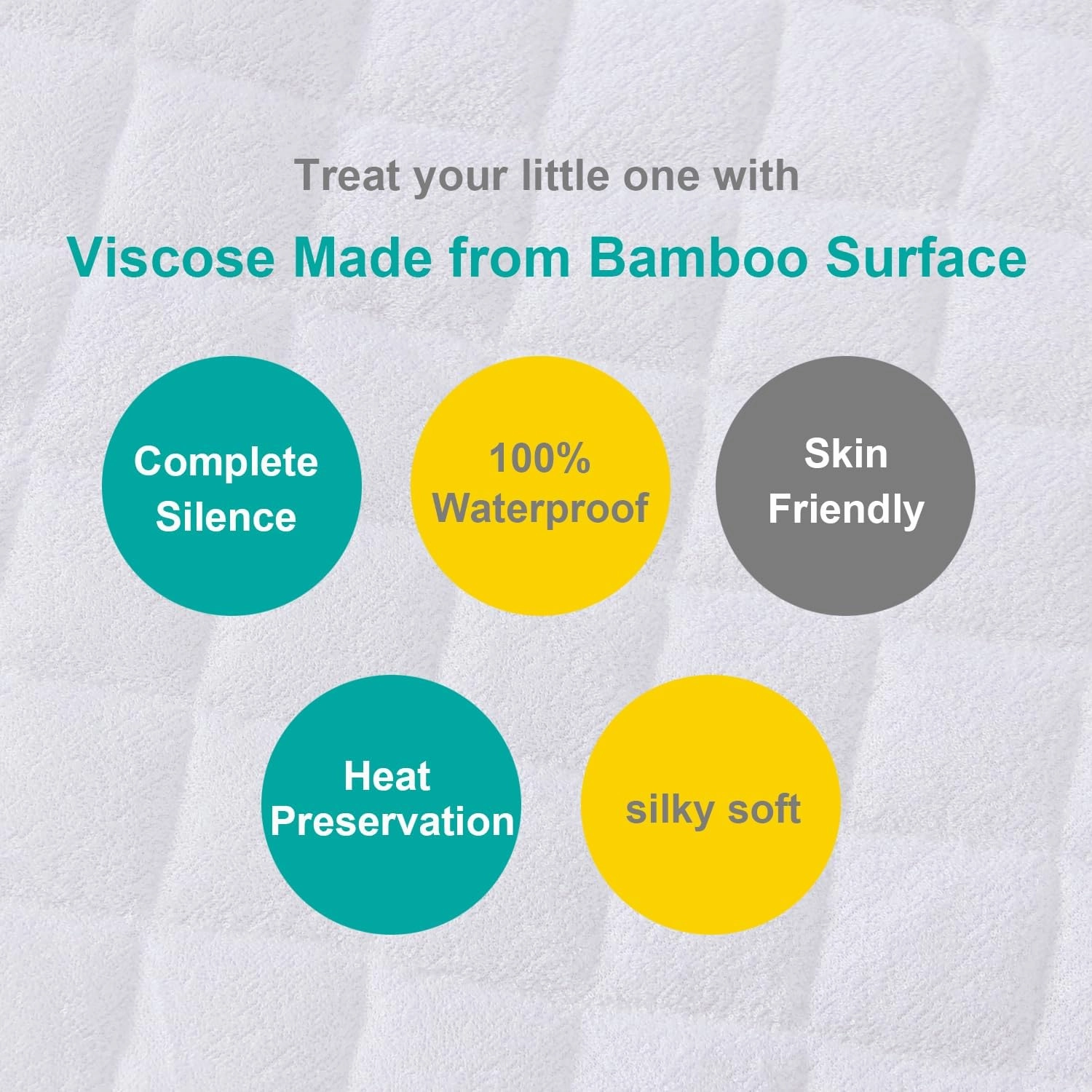 Waterproof Bassinet Mattress Pad Cover Compatible with Halo BassiNest Flex, Baby Bassinet, 2 Pack, Ultra Soft Viscose Made from Bamboo Terry Surface, Breathable and Easy Care