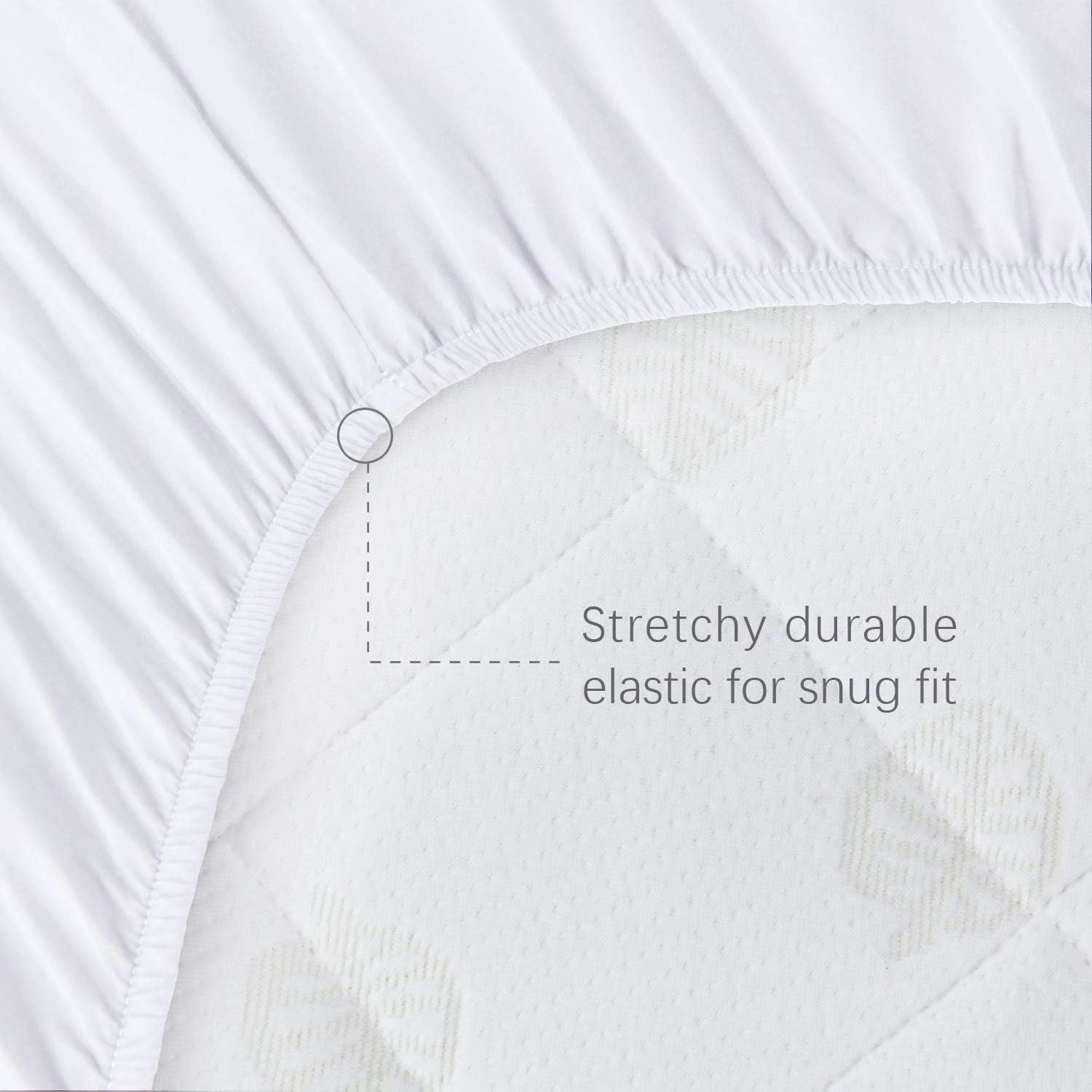 Waterproof Bassinet Mattress Pad Cover Compatible with Halo BassiNest Flex, Baby Bassinet, 2 Pack, Ultra Soft Viscose Made from Bamboo Terry Surface, Breathable and Easy Care