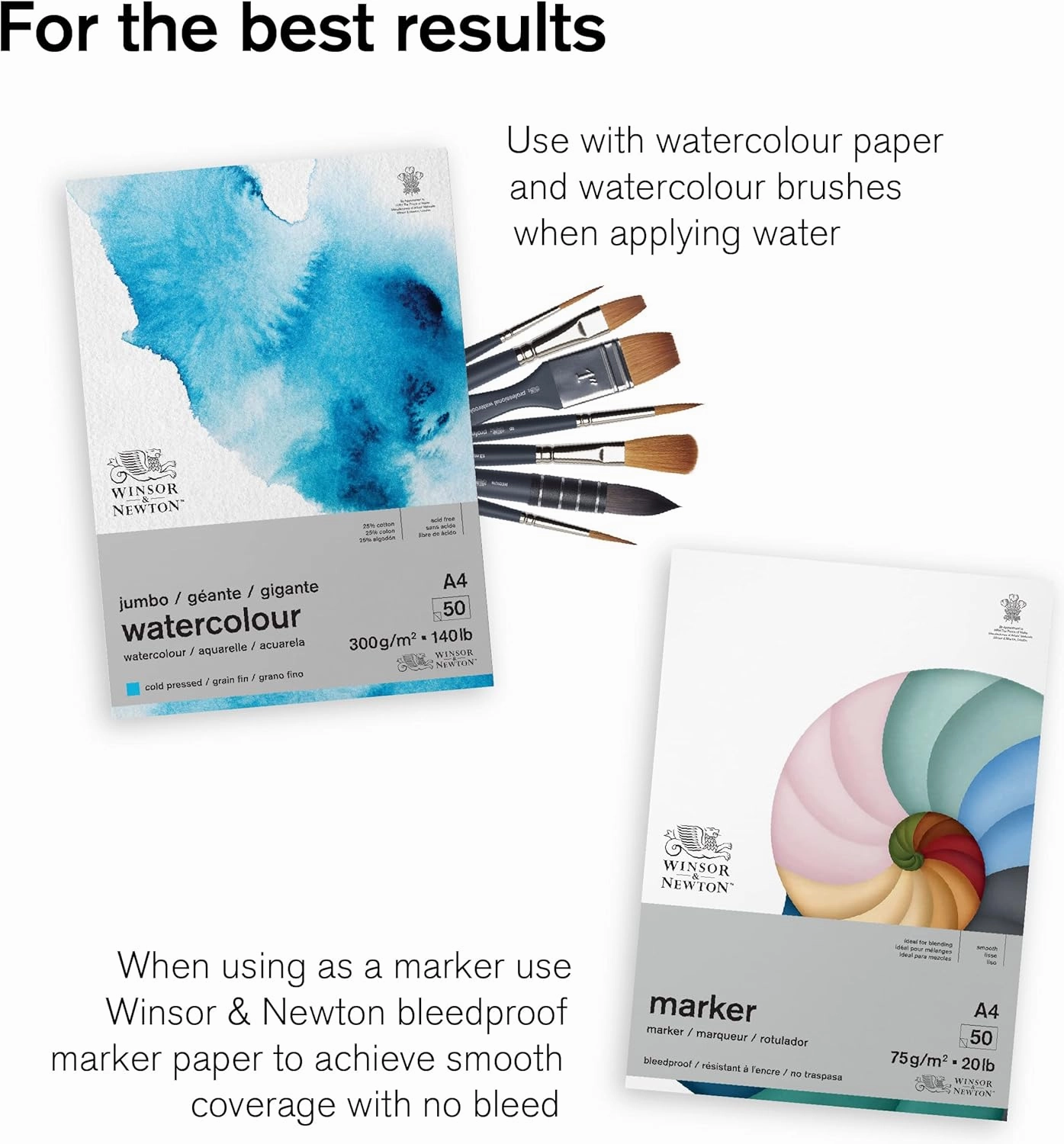 Winsor & Newton ProMarker Watercolor Marker Set, 12 Count, Basic Tones