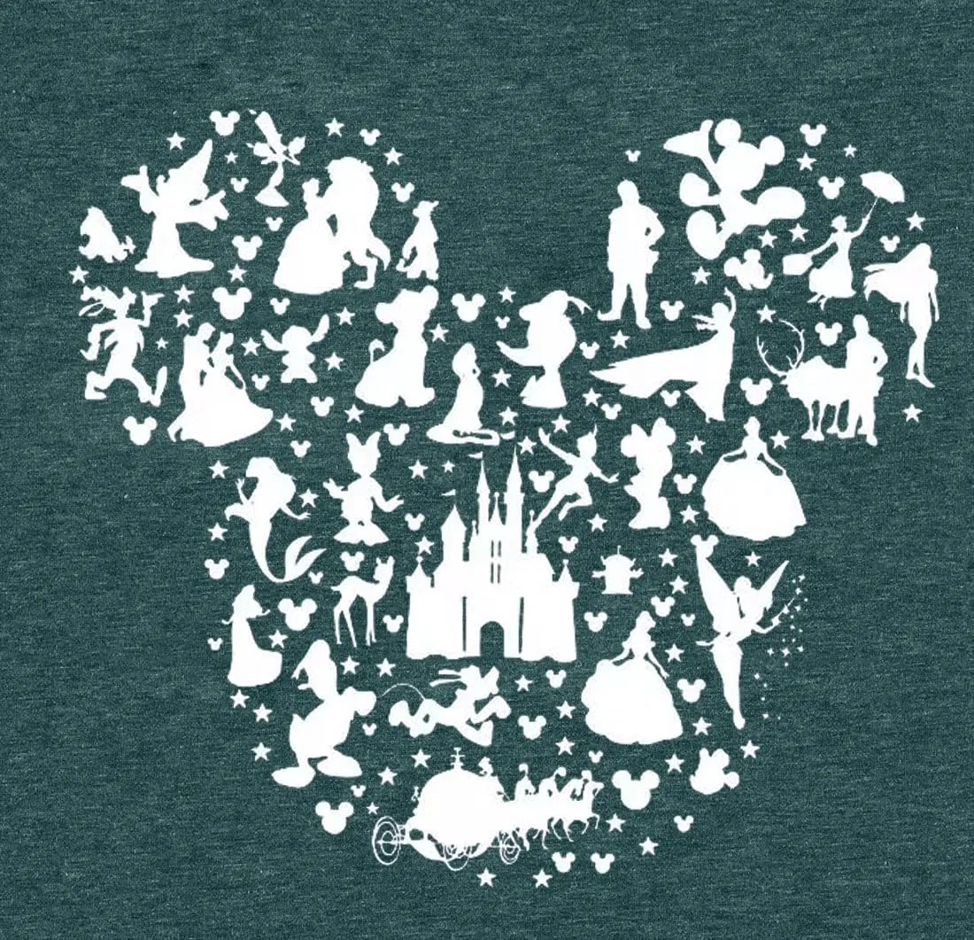Women Magic Kingdom Castle Shirt Castle Fairy Graphic Tee Women Casual Vacation Holiday Short Sleeve Tee Top